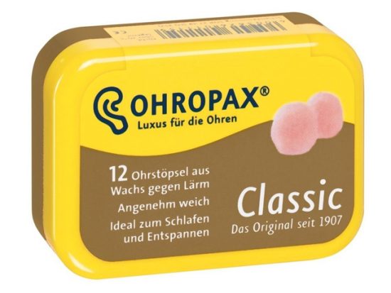 Ohropax Wax Ear Plugs, 12 Plug