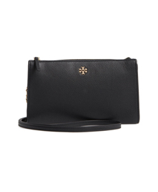 Pebbled Leather Top Zip Crossbody Bag TORY BURCH