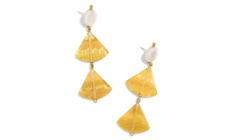 Resin Triangle Drop Earrings MADEWELL