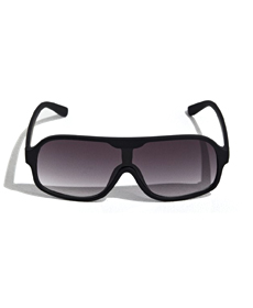 Urban Outfitters Rubberized Retro Sport Shield Sunglasses