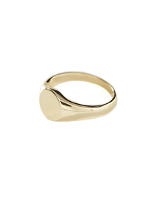 Shashi 18K Gold Signet Ring