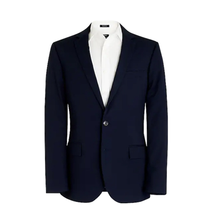 Slim-fit Thompson suit jacket in flex chino