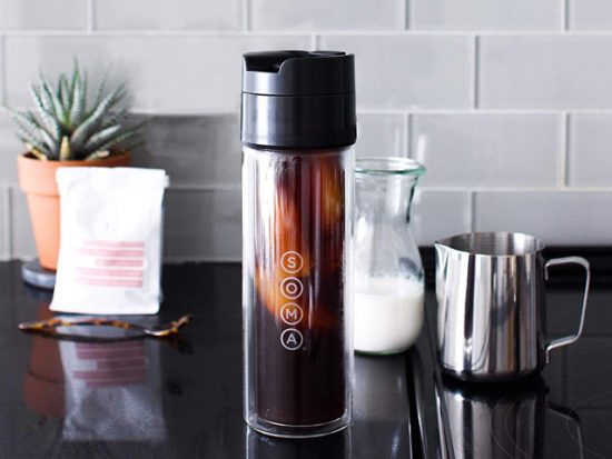 Soma Double Wall Glass Tea and Coffee Cold Brew Bottle