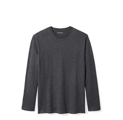 Amazon Essentials Men's Regular-Fit Long-Sleeve T-Shirt.