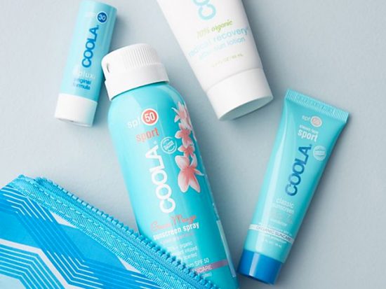 Coola Classic Sport Organic Suncare Travel Set.