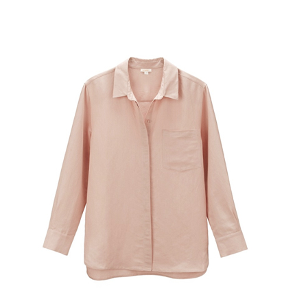 Cuyana Linen Boyfriend Shirt.