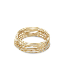 Design Lab Goldplated Multi-Row Bracelet.