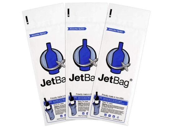 Jet Bag Bold - The Original ABSORBANT Reusable and Protective Bottle Bags - Set of 3.