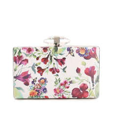 LULU TOWNSEND FLORAL CLUTCH.