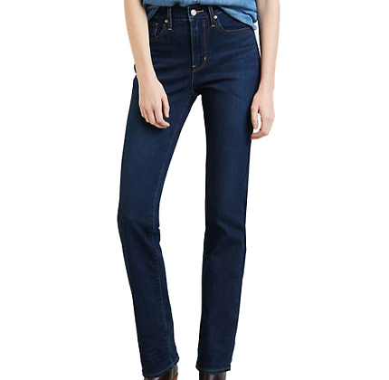Levi 724 High Rise Straight Jeans.
