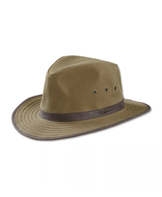 Orvis OILCLOTH OUTBACK HAT.