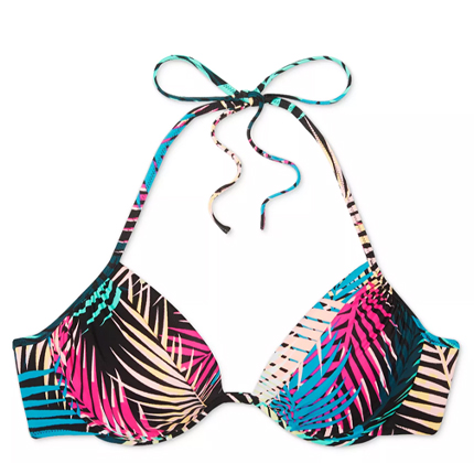Target Women's Shore Light Lift Halter Bikini Top.