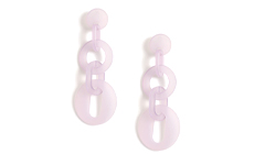 Topshop Plastic Link Drop Earrings.