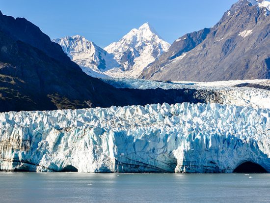 View of Alaska Glaciers.