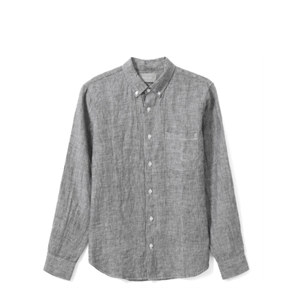 Everlane The Linen Standard Fit Shirt.