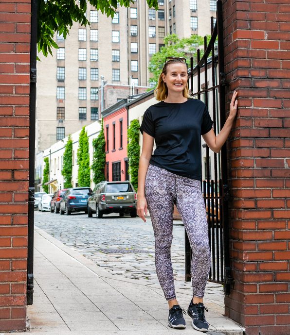 Force Two-Piece Outfit of a Cashel Top and High-Waisted Powerhold Leggings.