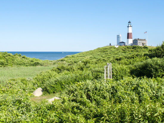 Montauk Point Lighthouse view.