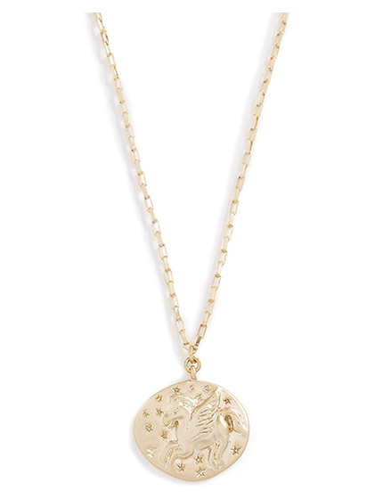 SHASHI Women's Coin Necklace.