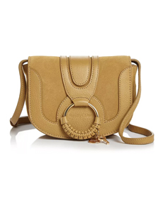 See by Chloé Hana Mini Suede & Leather Crossbody.