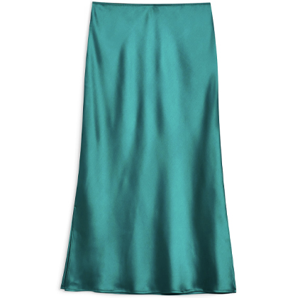 Split Side Bias Midi Skirt TOPSHOP.