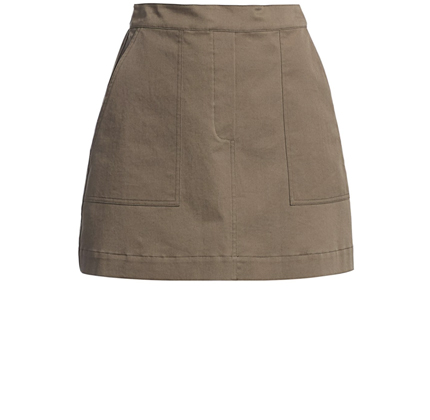 Theory Cargo Mini Skirt.