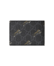 Tiger Print Bifold Wallet GUCCI.