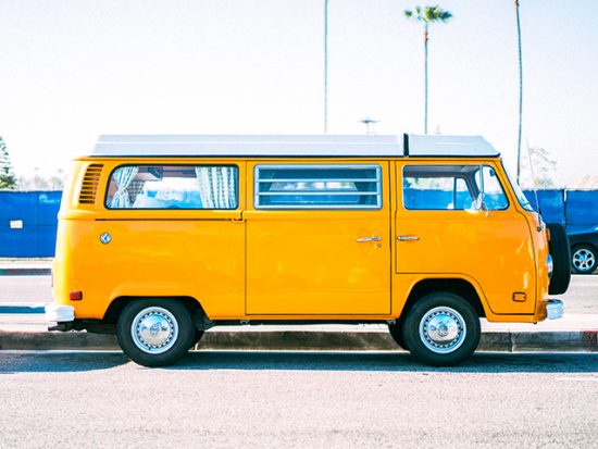 VW Van Parked on the Street.