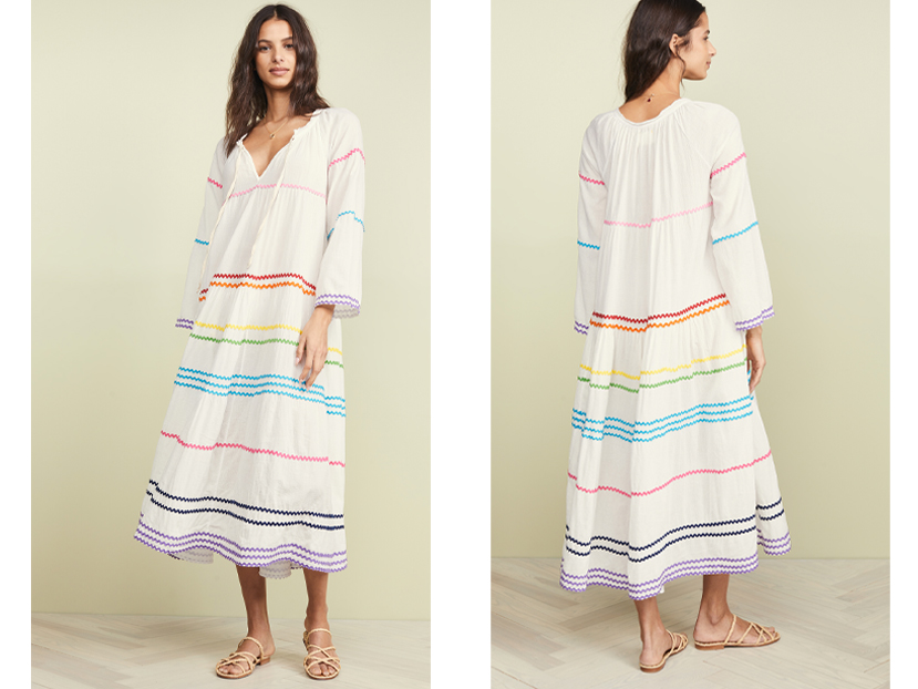 9seed Majorca Long Sleeve Maxi Dress.