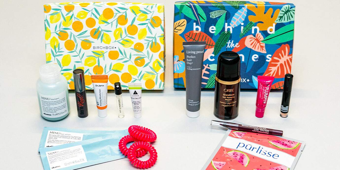 Birchbox Subscription Service July and August Boxes.