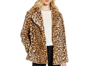 Faux Fur Coat HALOGEN.