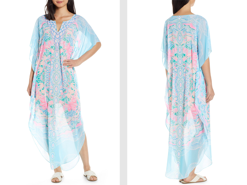 Kassandra Chiffon Maxi Caftan LILLY PULITZER.