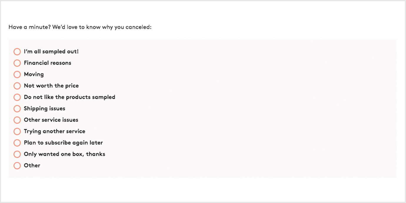 Why You Are Canceling for Birchbox.