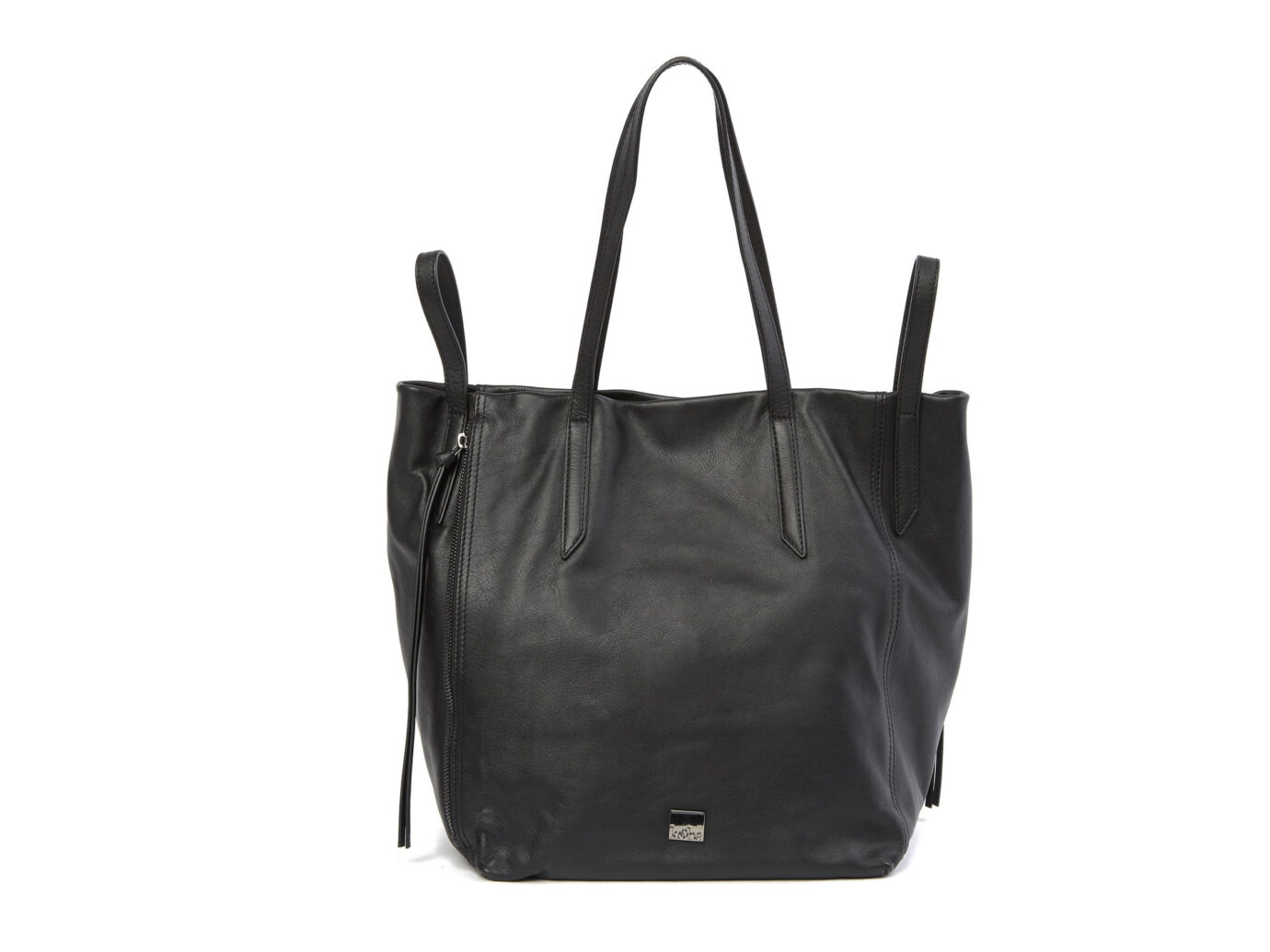 Kooba Leather Zip Tote Bag