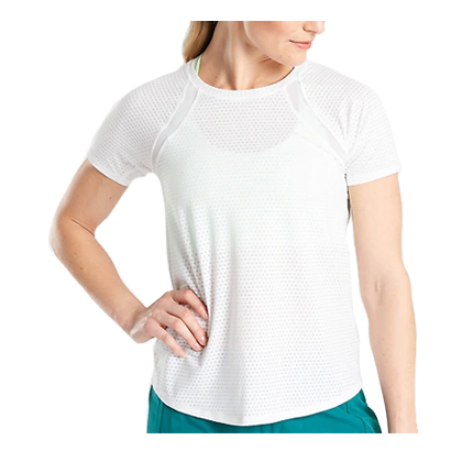 Athleta Chi Dot Mesh Train Tee.