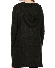 Express Hooded Shaker Knit Cardigan.