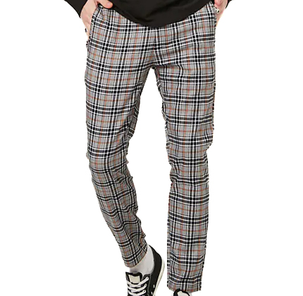 Forever21 Plaid Drawstring Pants.