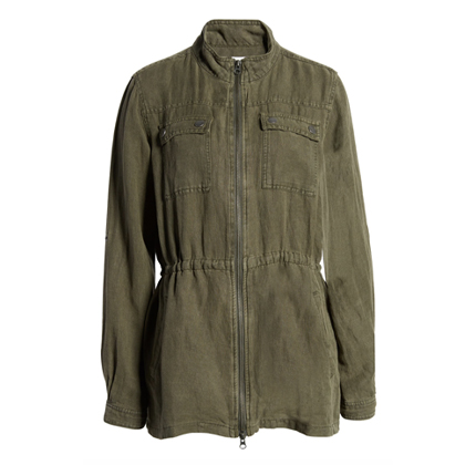 Linen Blend Field Jacket TREASURE & BOND.