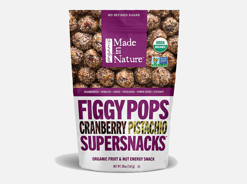 Made In Nature Organic Cranberry Pistachio Figgy Pops, 20oz.