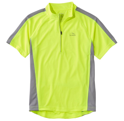 Men's L.L.Bean Comfort Cycling Jersey, Short-Sleeve.