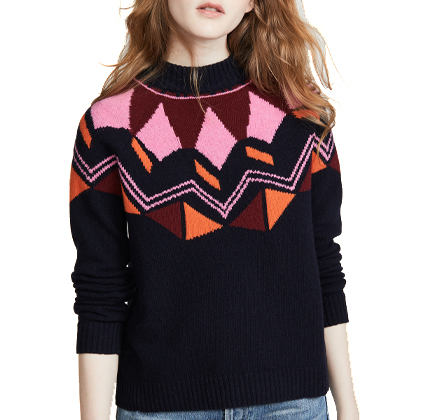 Paul Smith Fair Isle Wool Sweater.