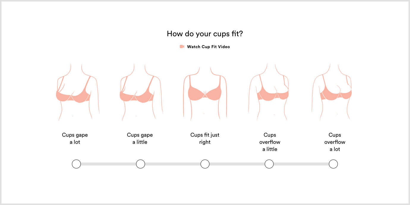 Screenshot of the Third Love Bra Fit Quiz.