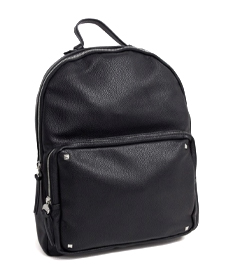 Stradivarius backpack with studs in black.