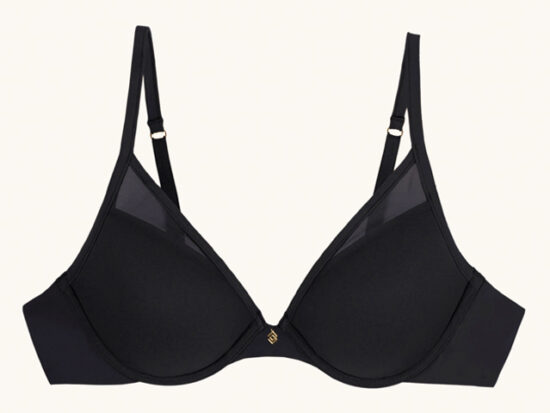 Third Love 24/7™ Classic Contour Plunge Bra in Black.