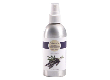 Victoria's Lavender Pillow and Linen Spray.