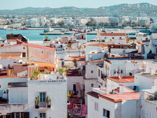 View of Ibiza Town.