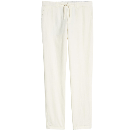 Warren Relaxed Fit Cotton & Linen Pants SCOTCH & SODA.