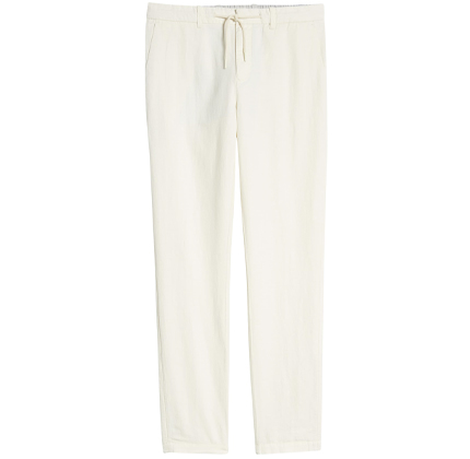 Warren Relaxed Fit Cotton & Linen Pants SCOTCH & SODA.