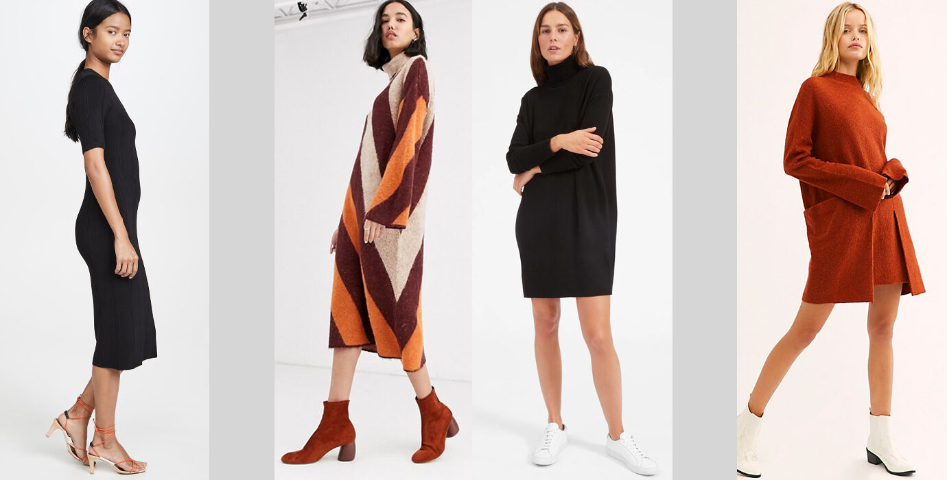 Best Sweater Dresses To Live In All Fall and Winter.