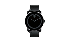 'Bold' Leather Strap Watch, 42mm MOVADO.