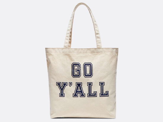 Draper James Go Y’all Canvas Tote.